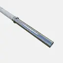 REBEL AXLE BAR CHROME   BARBELL 2OKG