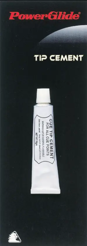 Powerglide pool/cue tip glue