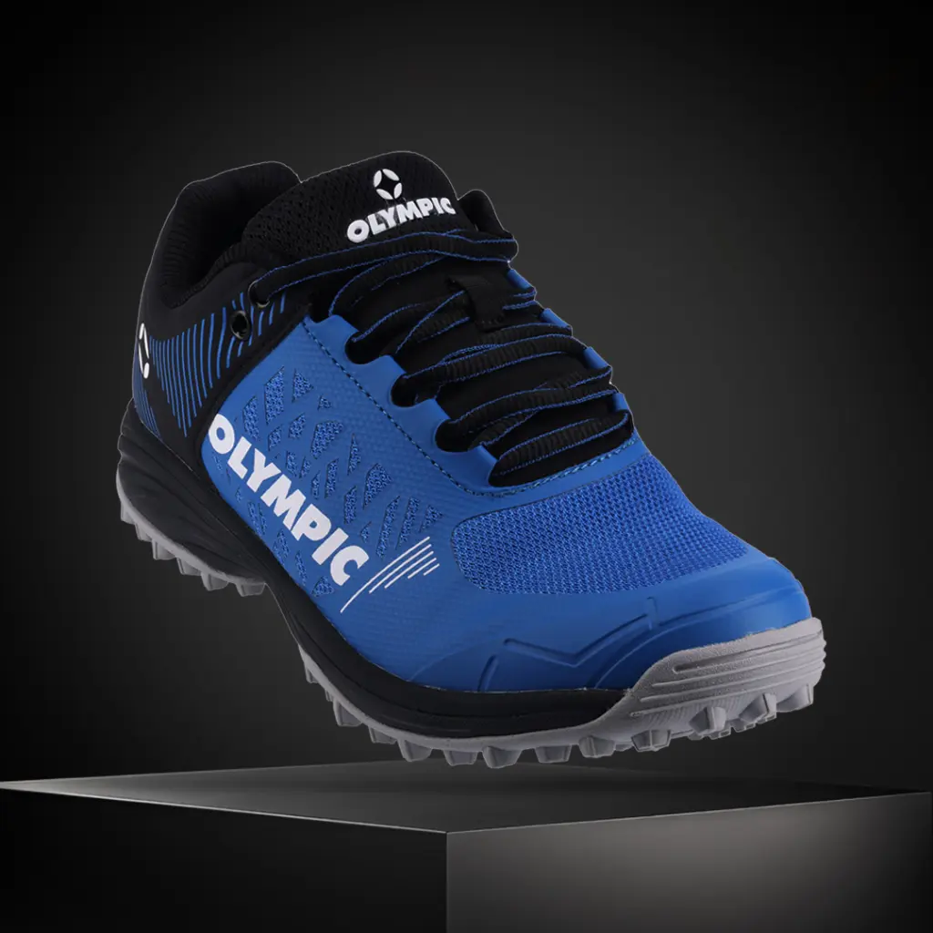 Olympic Match Mens Hockey Boots  Royal/Black size 9