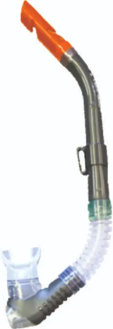 AQUALINE BERMUDA SILICONE SNORKEL(17164)