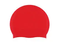 SECOND SKIN SILICONE SWIM CAP LIGHT RED B49(SWSSSILCLR)