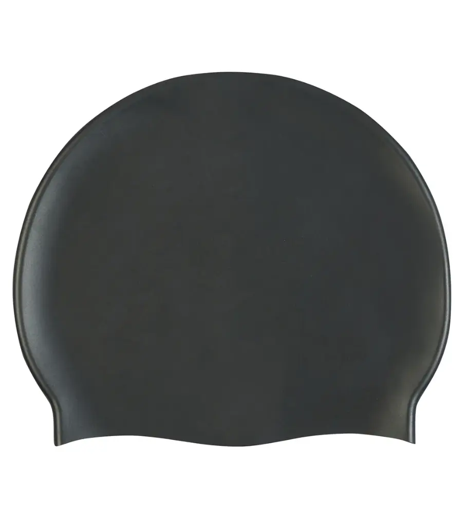 SECOND SKIN SILICONE SWIM CAP BLACK (SWSSSILCBLK)