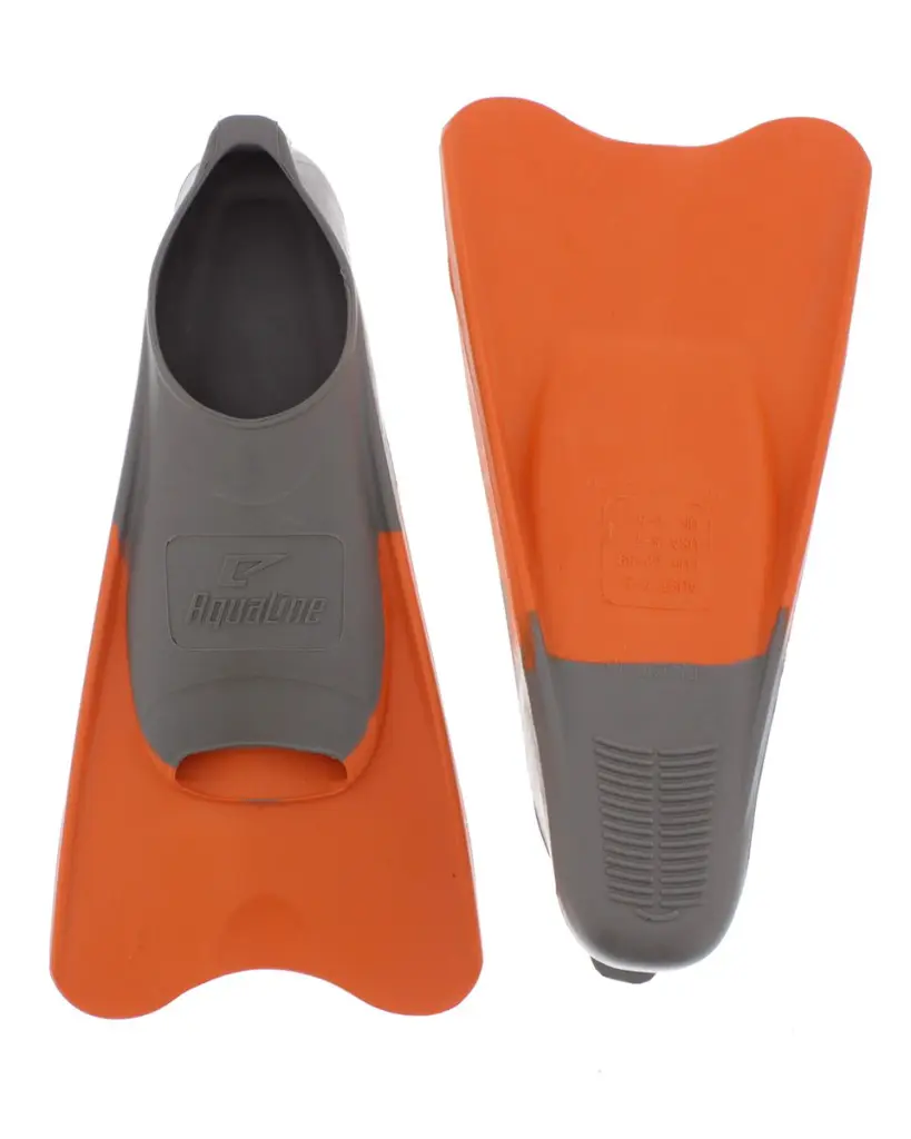 AQUALINE SWIM TRAINING FINS SIZE 3-5 ORANGE(15074)