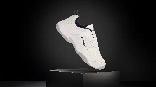 [FWOLYGAMEYW.3] Olympic Youth Game All Court  Lace Up White size  3  