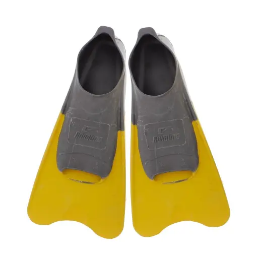 [DWSSW15075] AQUALINE SWIM TRAINING FINS SIZE 5-7 YELLOW (15075)