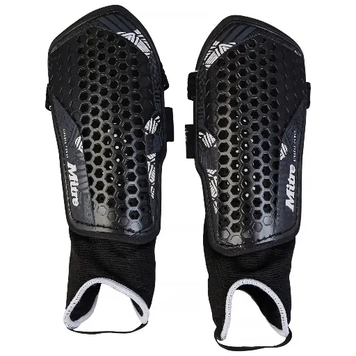 [PBSOCMITG010] Mitre Aircell Power shin guards Black/white