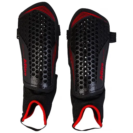 [PBSOCMITG09] Mitre Aircell Carbon shin guards Red/Black