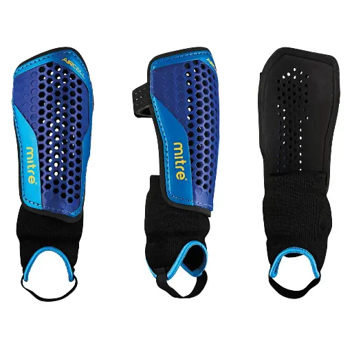 [PFBMITG02] Mitre Aircell Carbon shin guards (OM) BLUE
